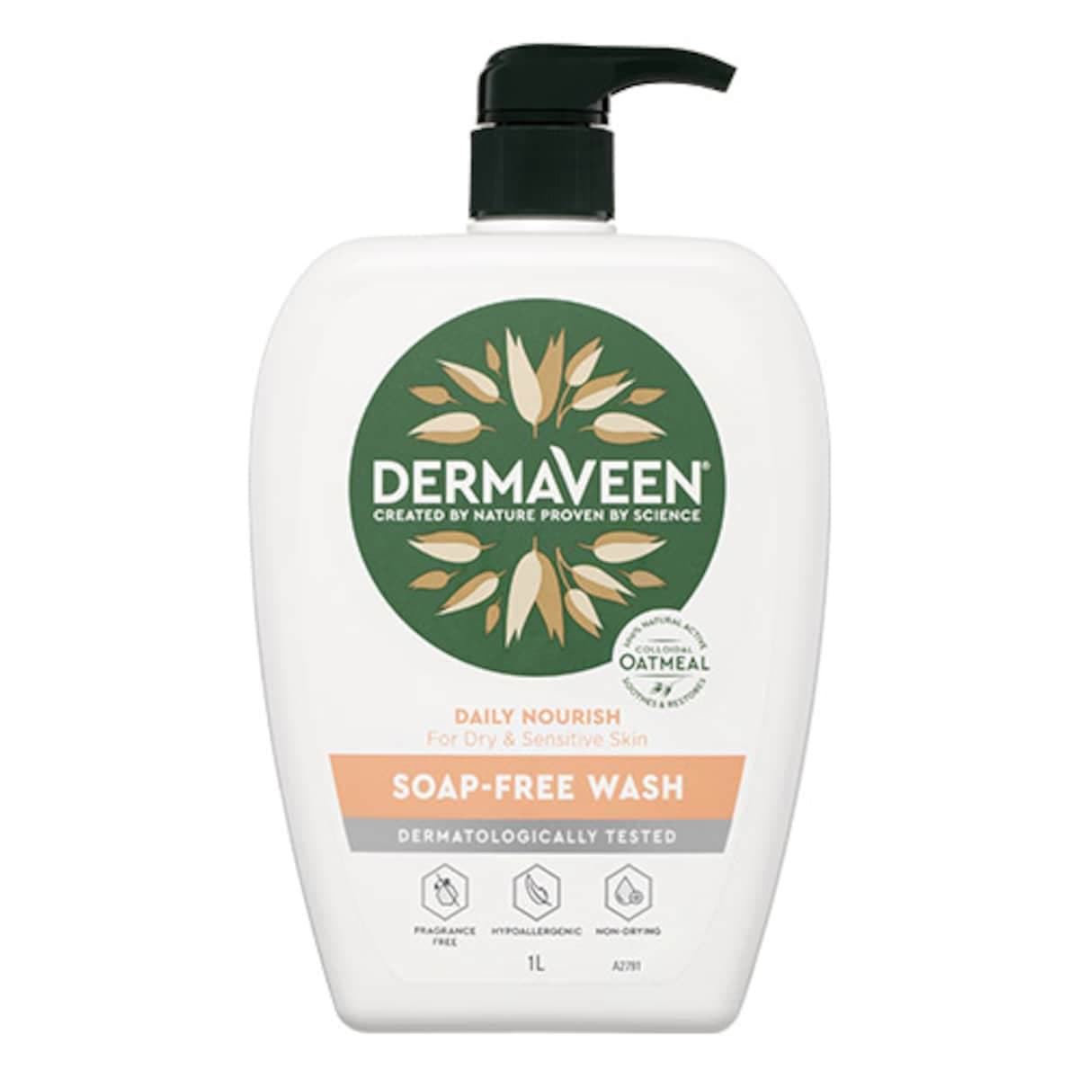 Dermaveen Daily Nourish Soap Free Wash 1 Litre