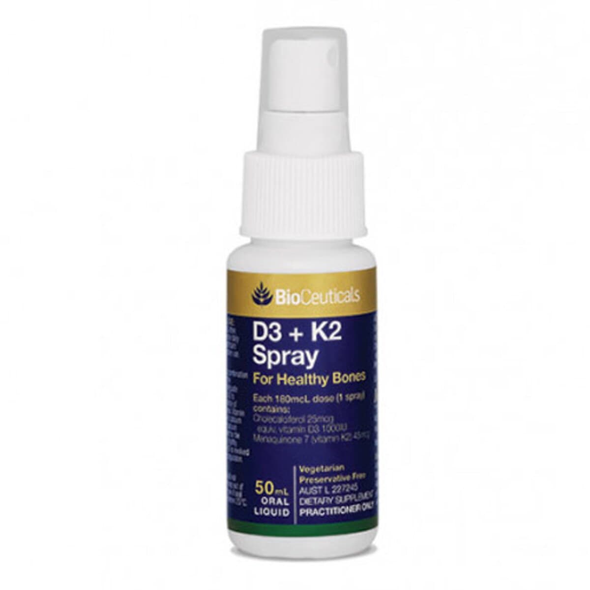 Bioceuticals D3 + K2 Spray 50Ml