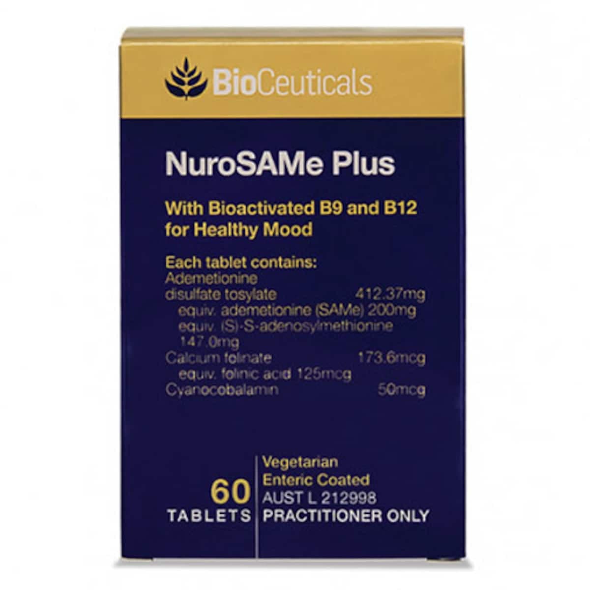 Bioceuticals Nurosame Plus 60 Tablets