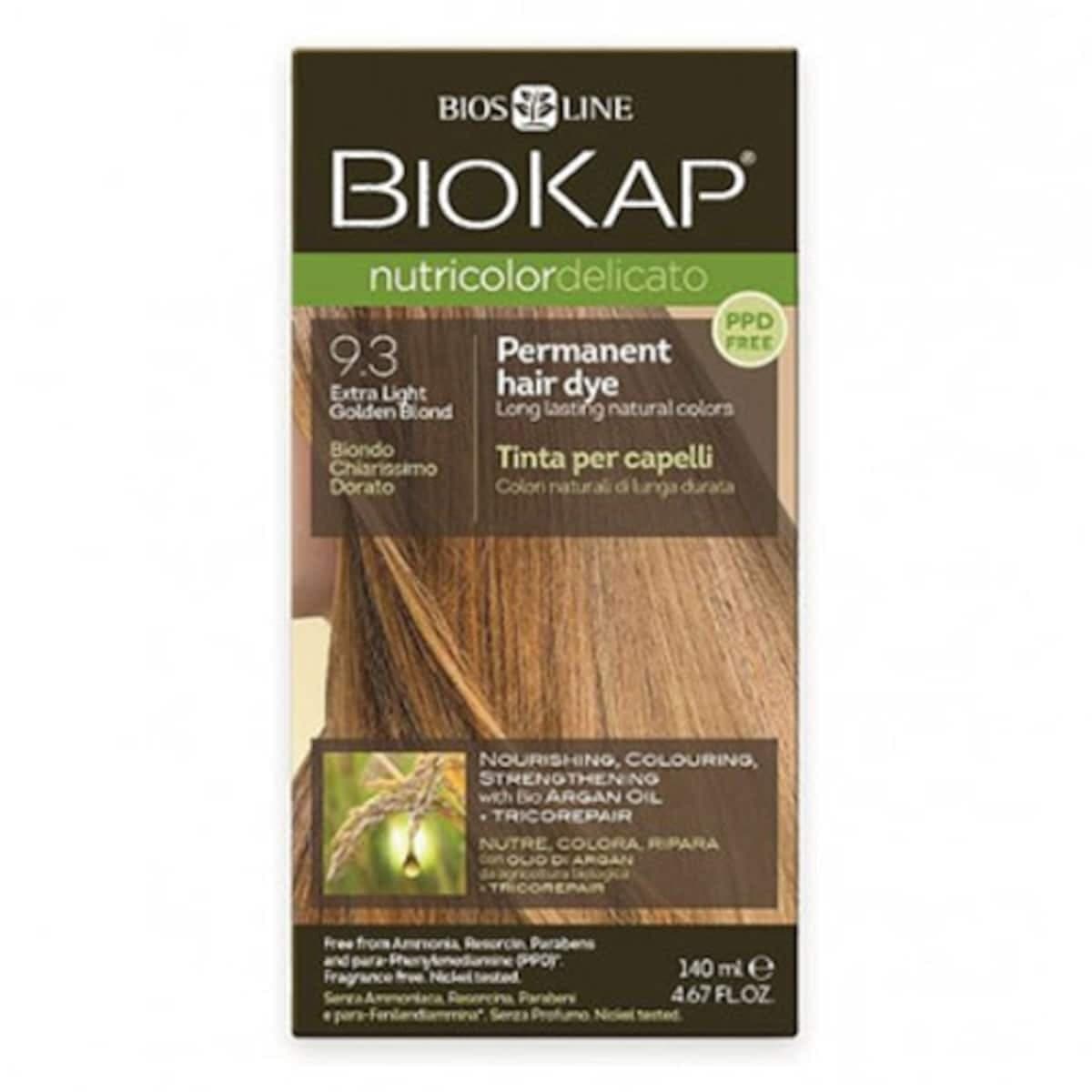 Thumbnail Biokap Nutricolor Delicato 9.3 Extra Light Golden Blonde 140Ml