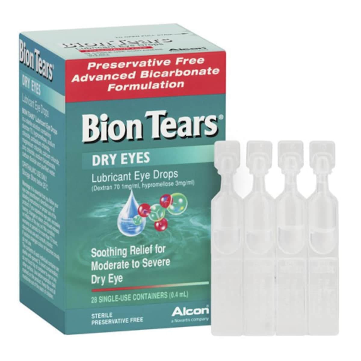 Thumbnail Bion Tears Lubricant Eye Drops 0.4Ml X 28 Vials