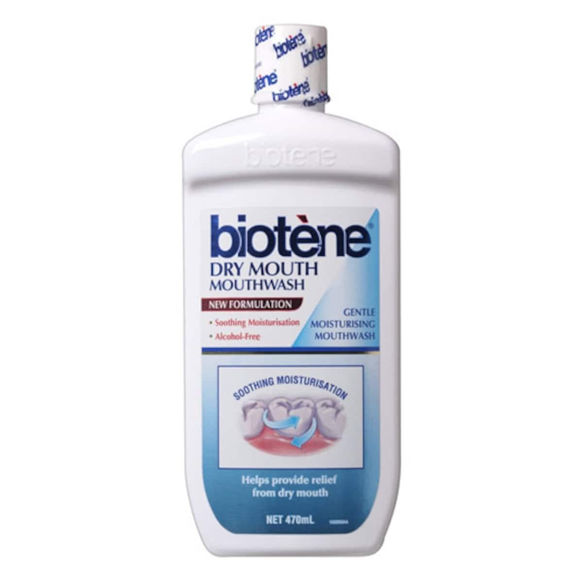 Biotene Dry Mouth Relief Mouthwash Fresh Mint 470Ml