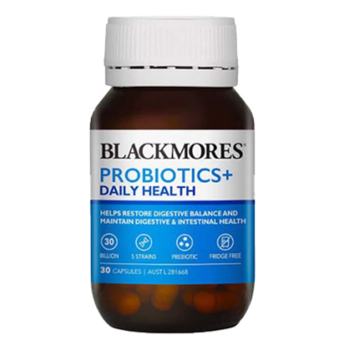 Blackmores Probiotics + Daily Health 30 Capsules