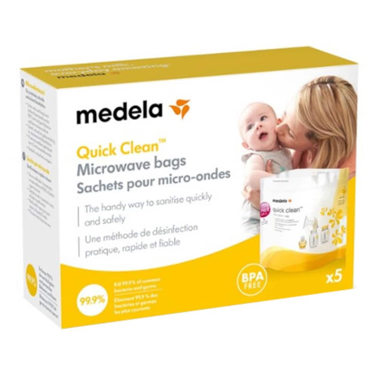 Medela Quick Clean Microwave Bags 5 Pack