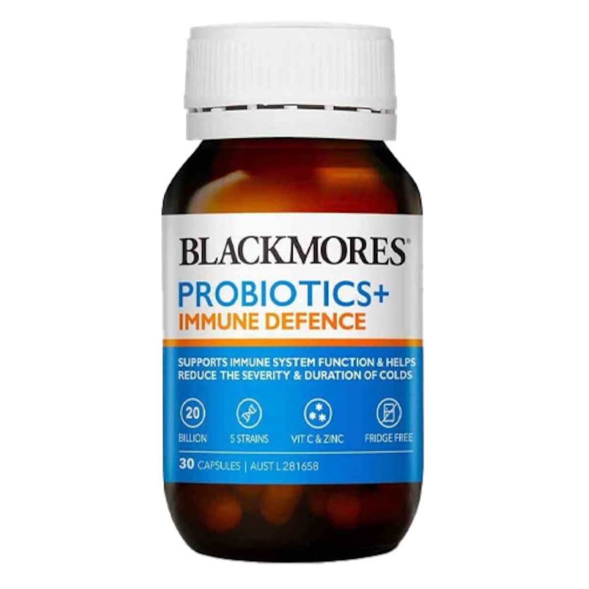 Blackmores Probiotics + Immune Defence 30 Capsules