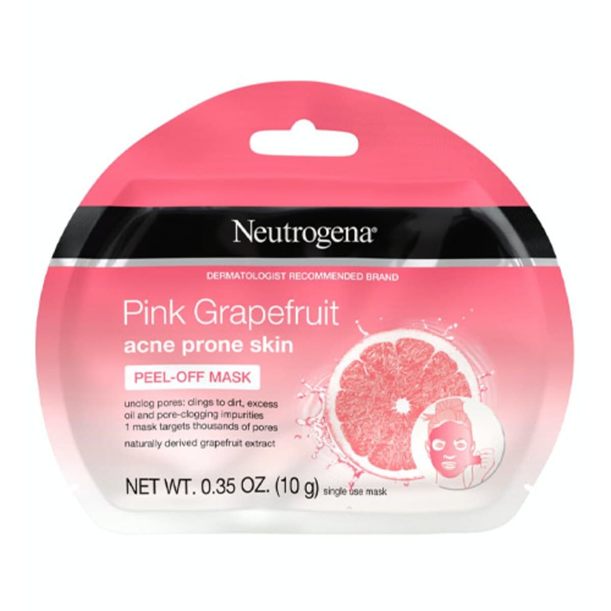 Neutrogena Oil-Free Acne Peel Off Mask Pink Grapefruit 10G