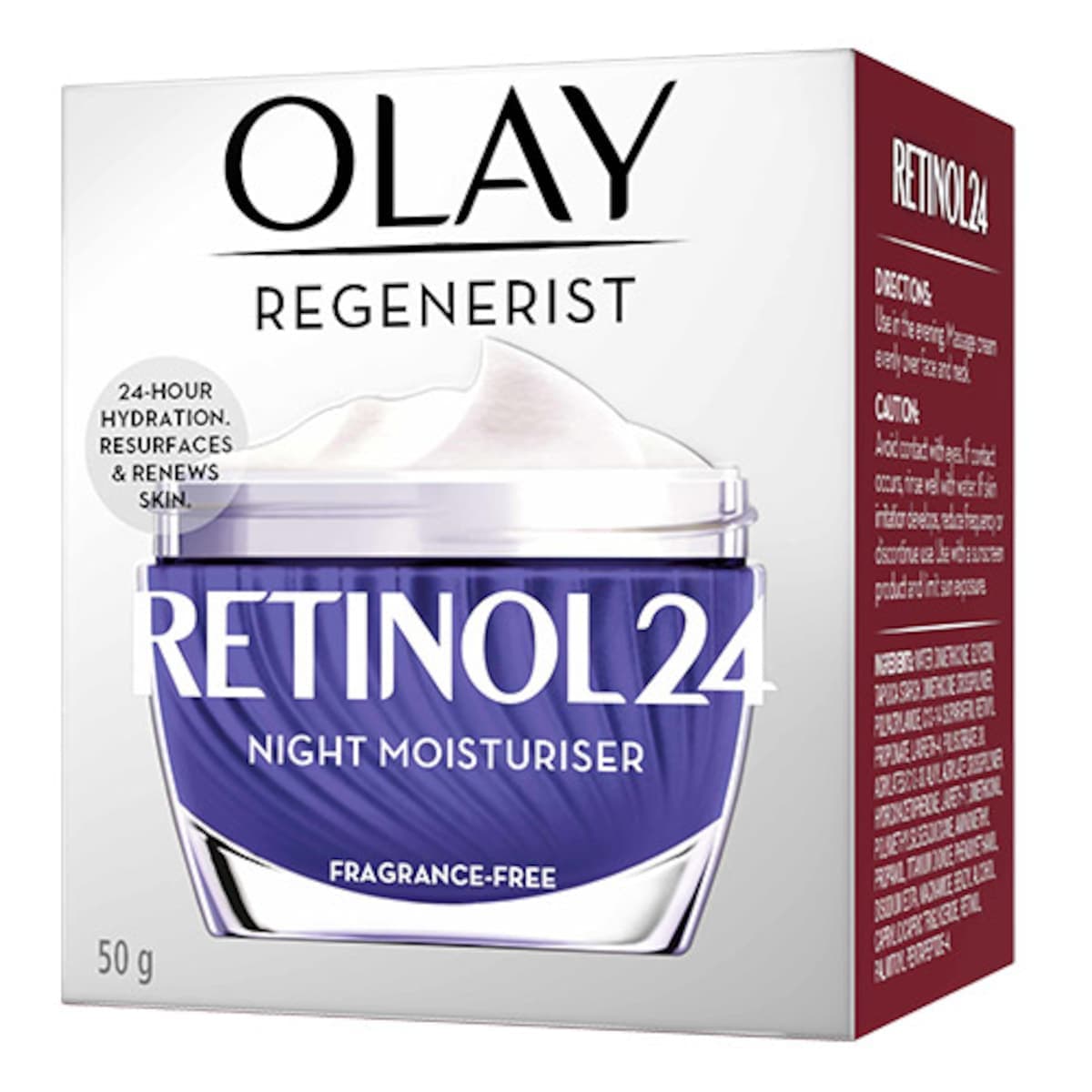 Olay Regenerist Retinol 24 Night Moisturiser 50G