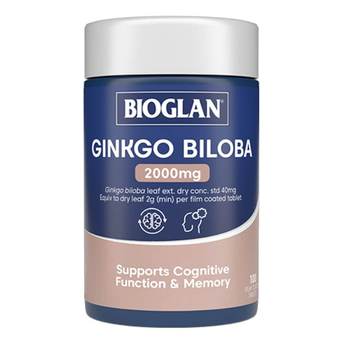 Bioglan Ginkgo Biloba 2000Mg 100 Tablets