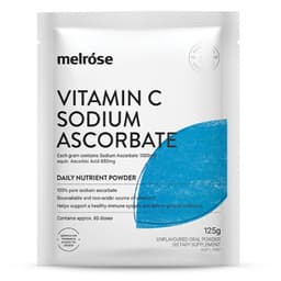 Melrose Vitamin C Sodium Ascorbate 125G