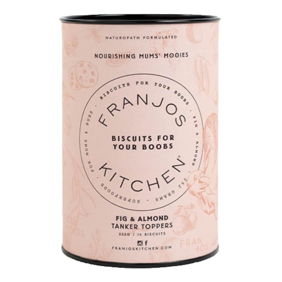 Thumbnail Franjos Kitchen Fig & Almond Lactation Biscuits 250G