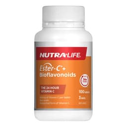 Nutra-Life Ester C + Bioflavonoids 100 Tablets