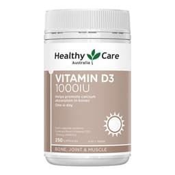 Healthy Care Vitamin D3 1000Iu 250 Capsules