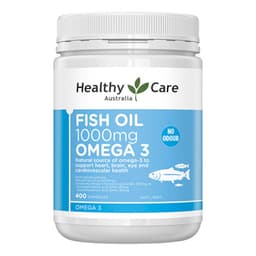 Healthy Care Fish Oil 1000Mg Omega-3 400 Capsules