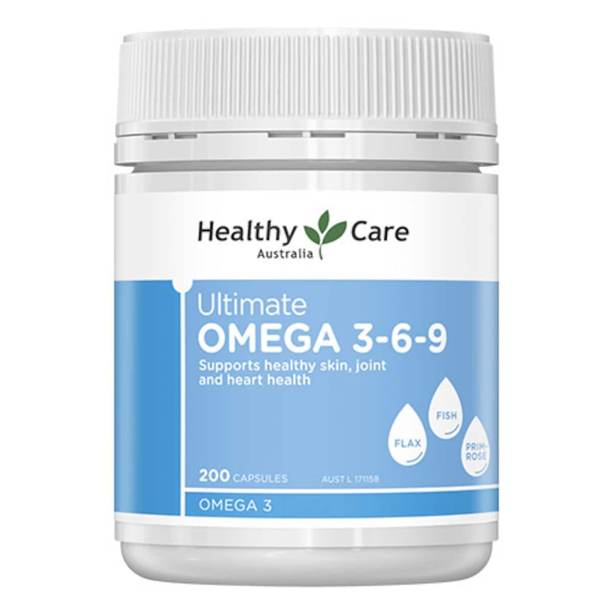 Thumbnail Healthy Care Ultimate Omega 3-6-9 200 Capsules