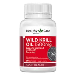 Healthy Care Wild Krill Oil 1500Mg 30 Capsules