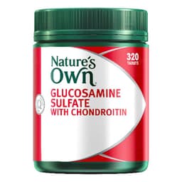 Natures Own Glucosamine Sulfate With Chondroitin 320 Tablets