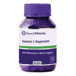 Henry Blooms Turmeric & Magnesium 60 Capsules