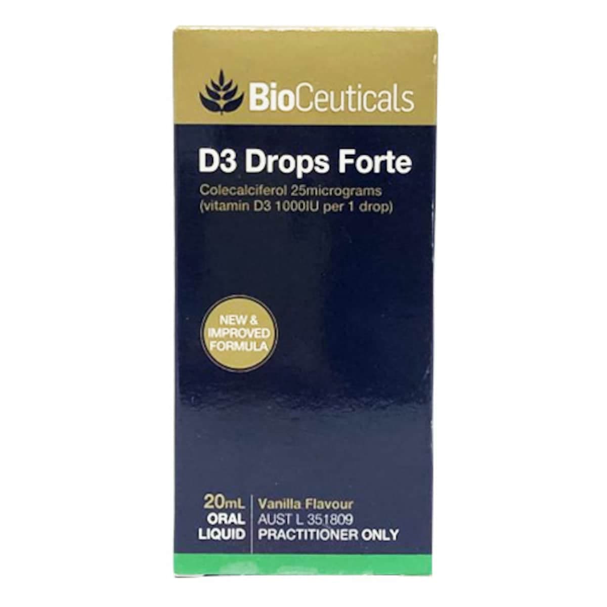 Bioceuticals D3 Drops Forte Oral Liquid 20Ml