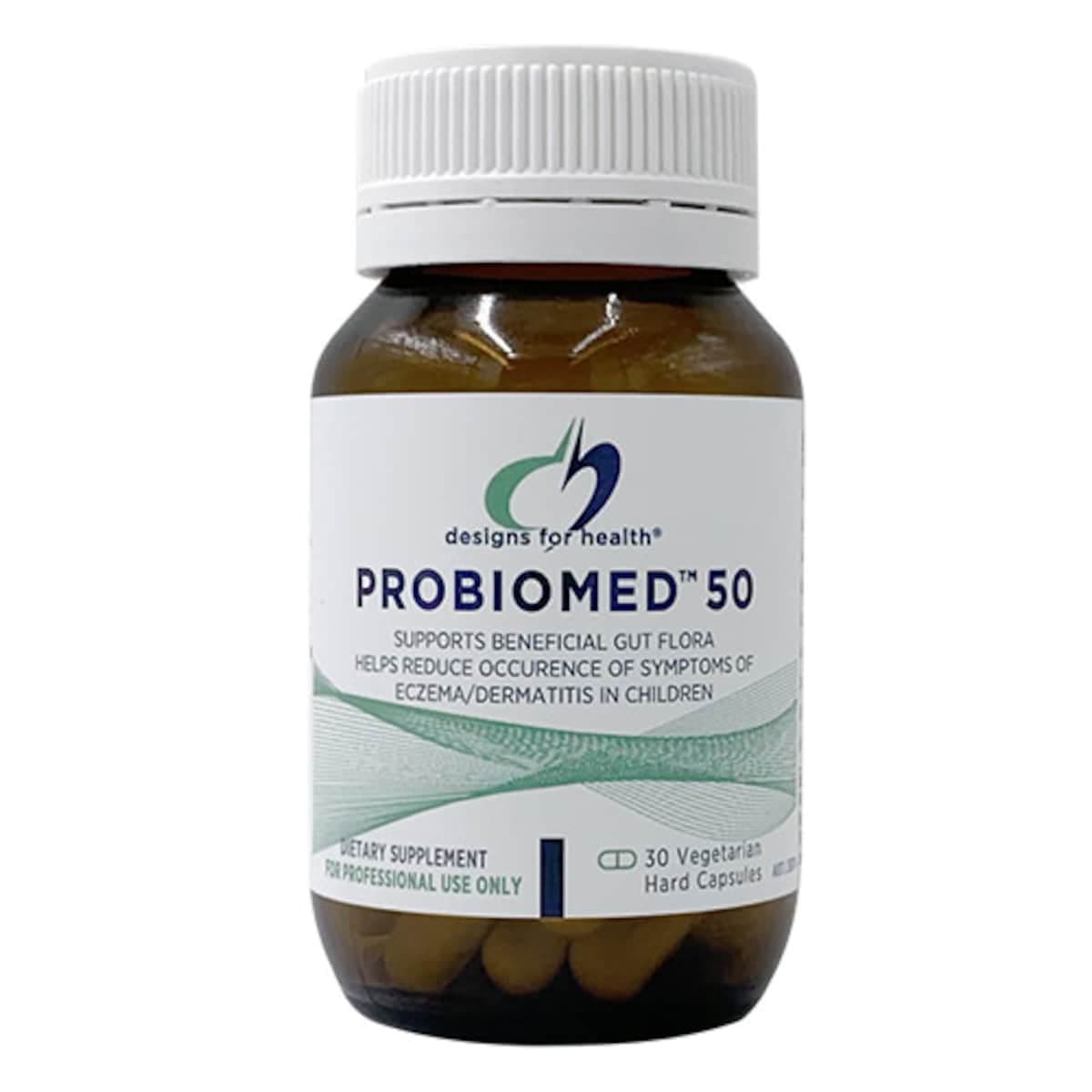 Designs For Health Probiomed 50 30 Vegetarian Hard Capsules