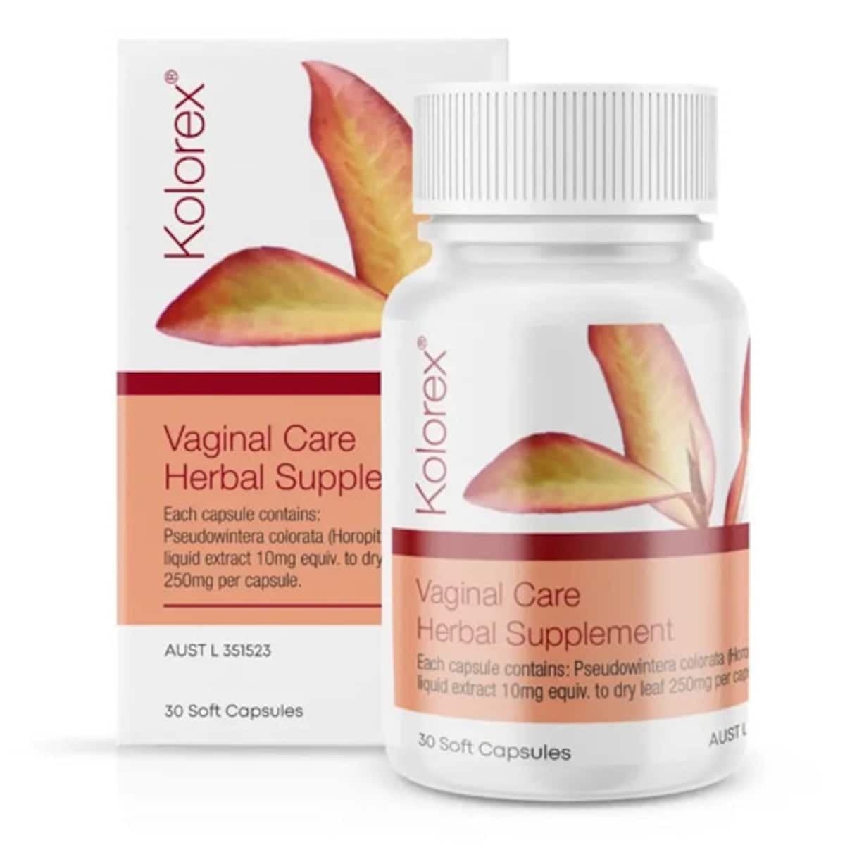 Kolorex Vaginal Care Herbal Supplement 30 Capsules