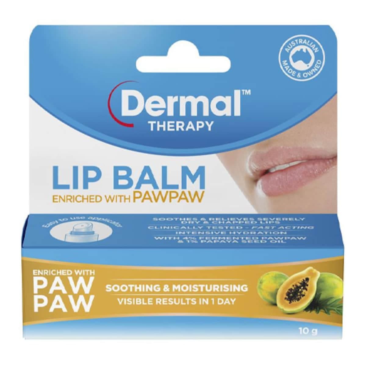 Thumbnail Dermal Therapy Lip Balm Paw Paw 10G