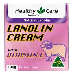 Healthy Care Lanolin Cream With Vitamin E 100G