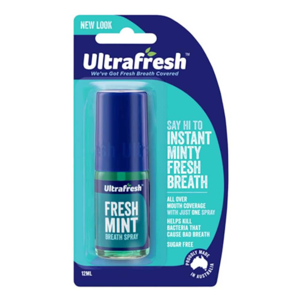 Ultrafresh Breath Spray Fresh Mint 12Ml