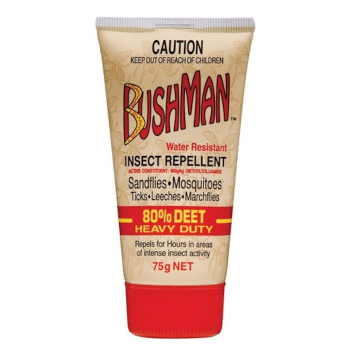 Bushman Ultra Heavy Duty 80% Deet Insect Repellent Gel 75G