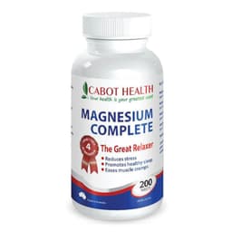 Cabot Health Magnesium Complete 200 Tablets