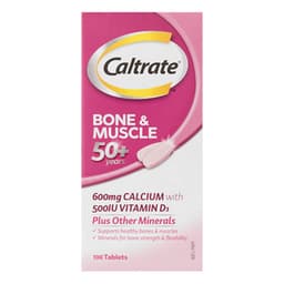 Caltrate Bone & Muscle 50+ 100 Tablets