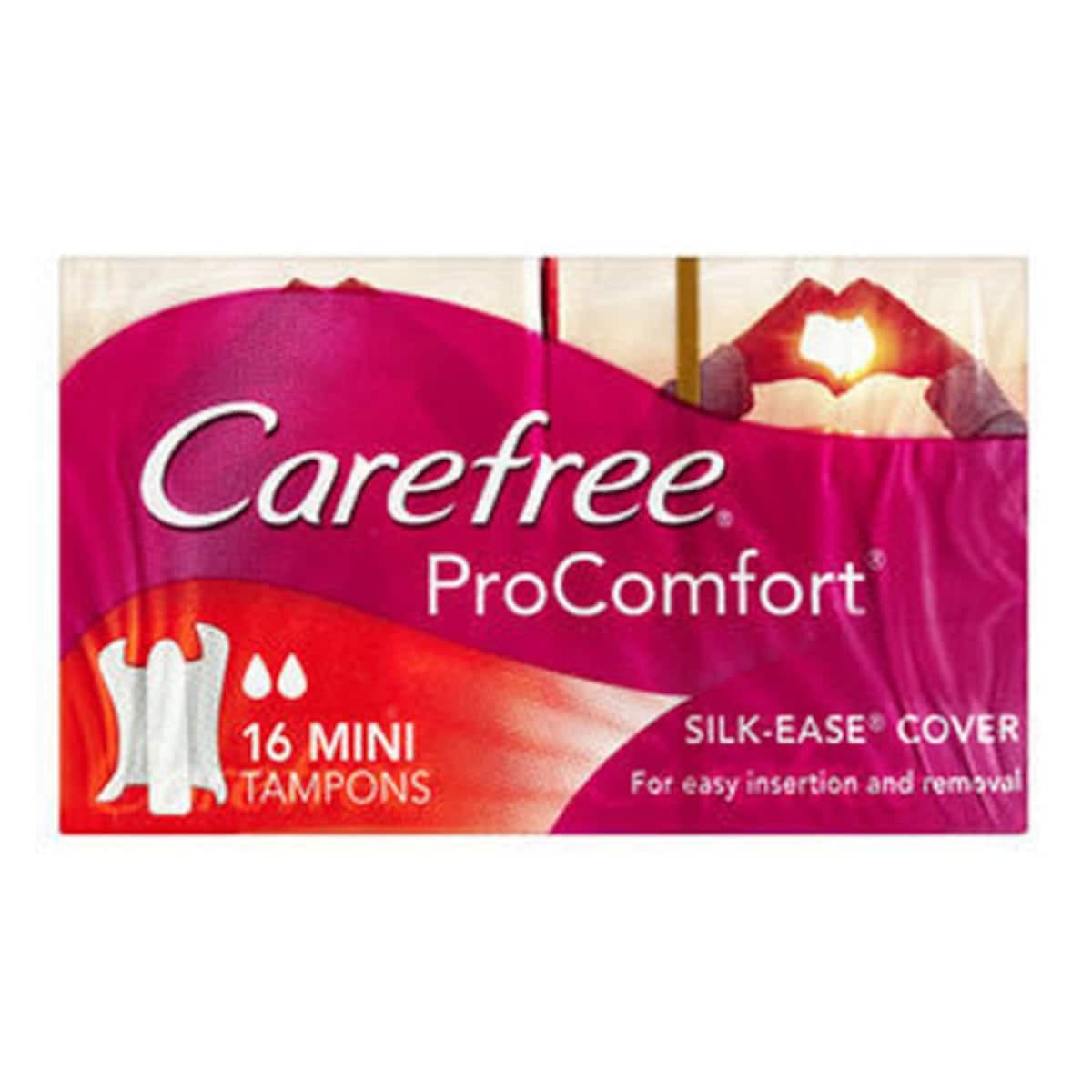 Carefree Procomfort Mini Tampons 16 Pack