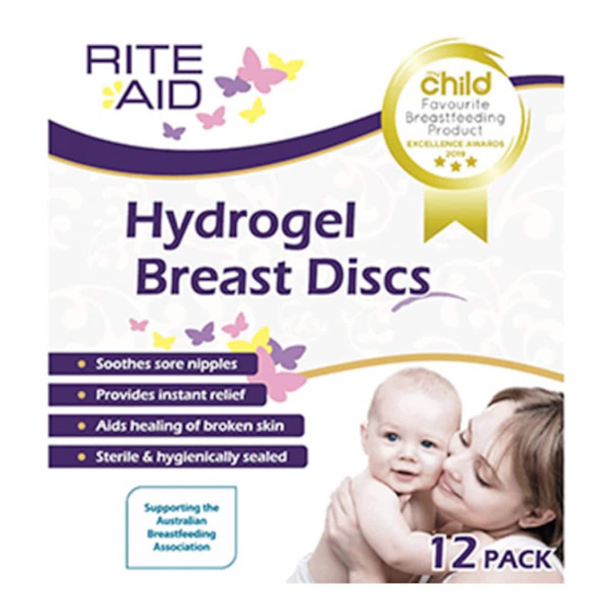 Rite Aid Hydrogel Breast Discs 12 Pack