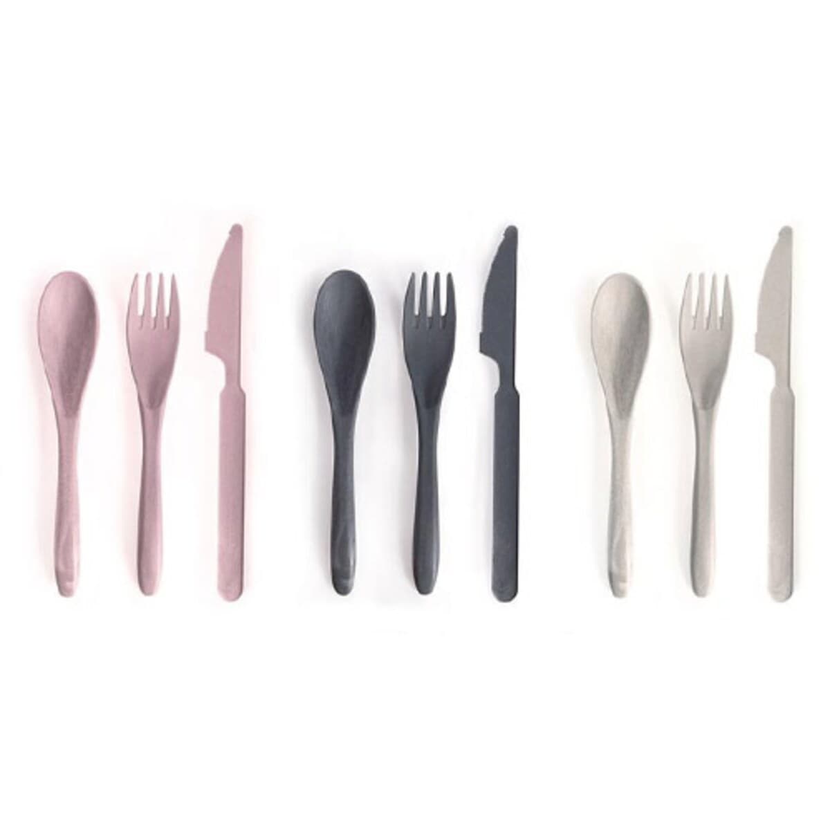 Thumbnail Wheat Straw Travel Cutlery Set Assorted (Colour Selected At Random)