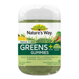 Natures Way Greens+ Gummies 60 Pack