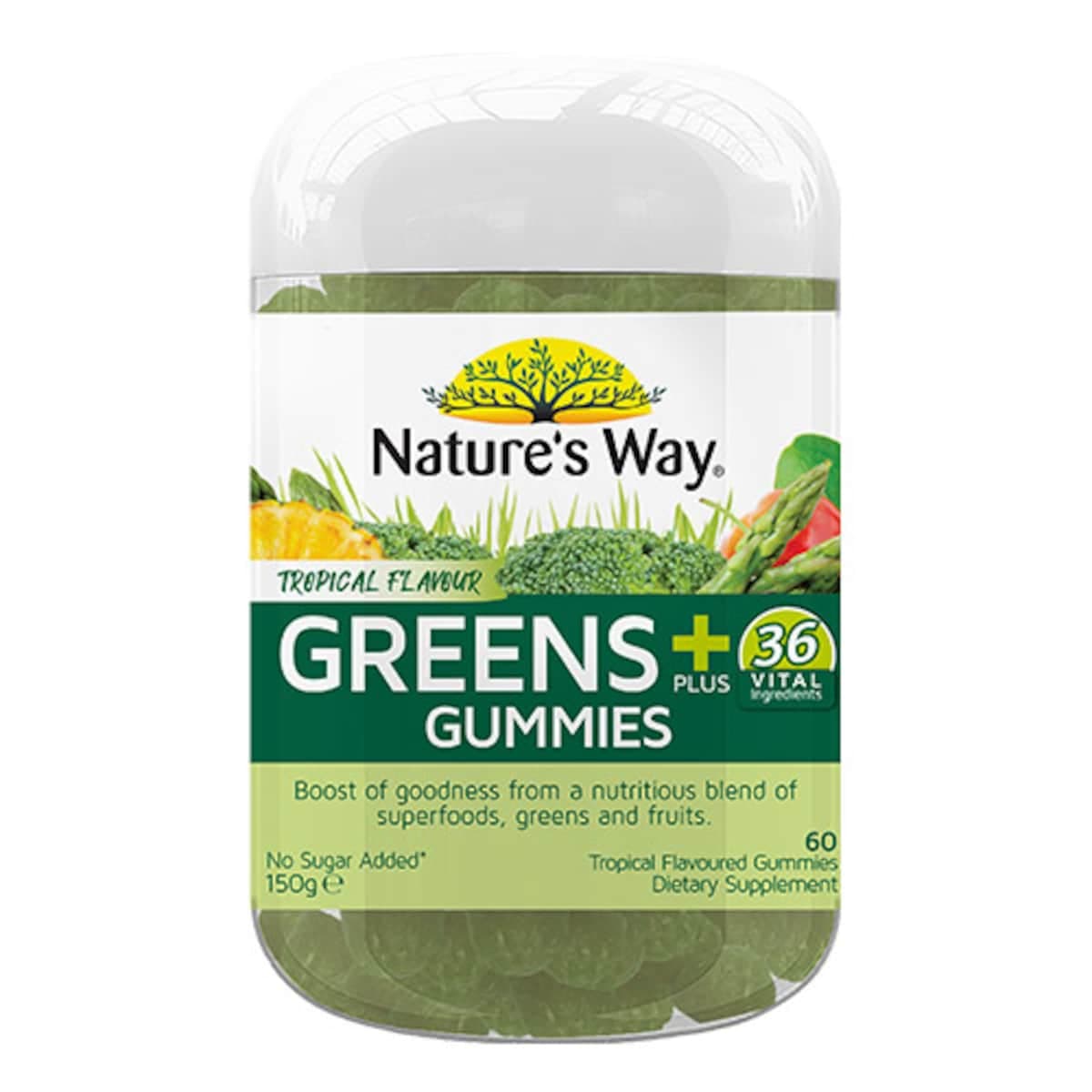 Thumbnail Natures Way Greens+ Gummies 60 Pack