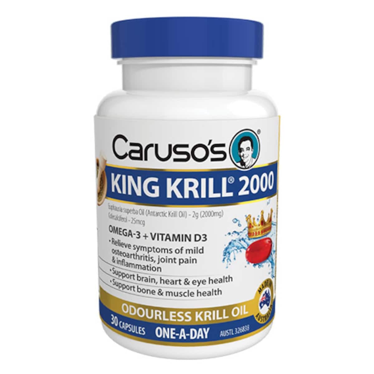 Thumbnail Carusos King Krill 2000Mg 30 Capsules