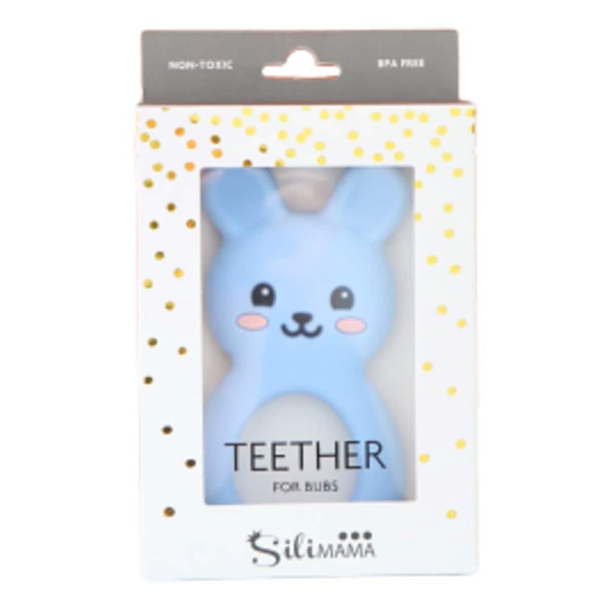 Thumbnail Jellystone Designs Jellies Bunny Baby Teether Soft Blue