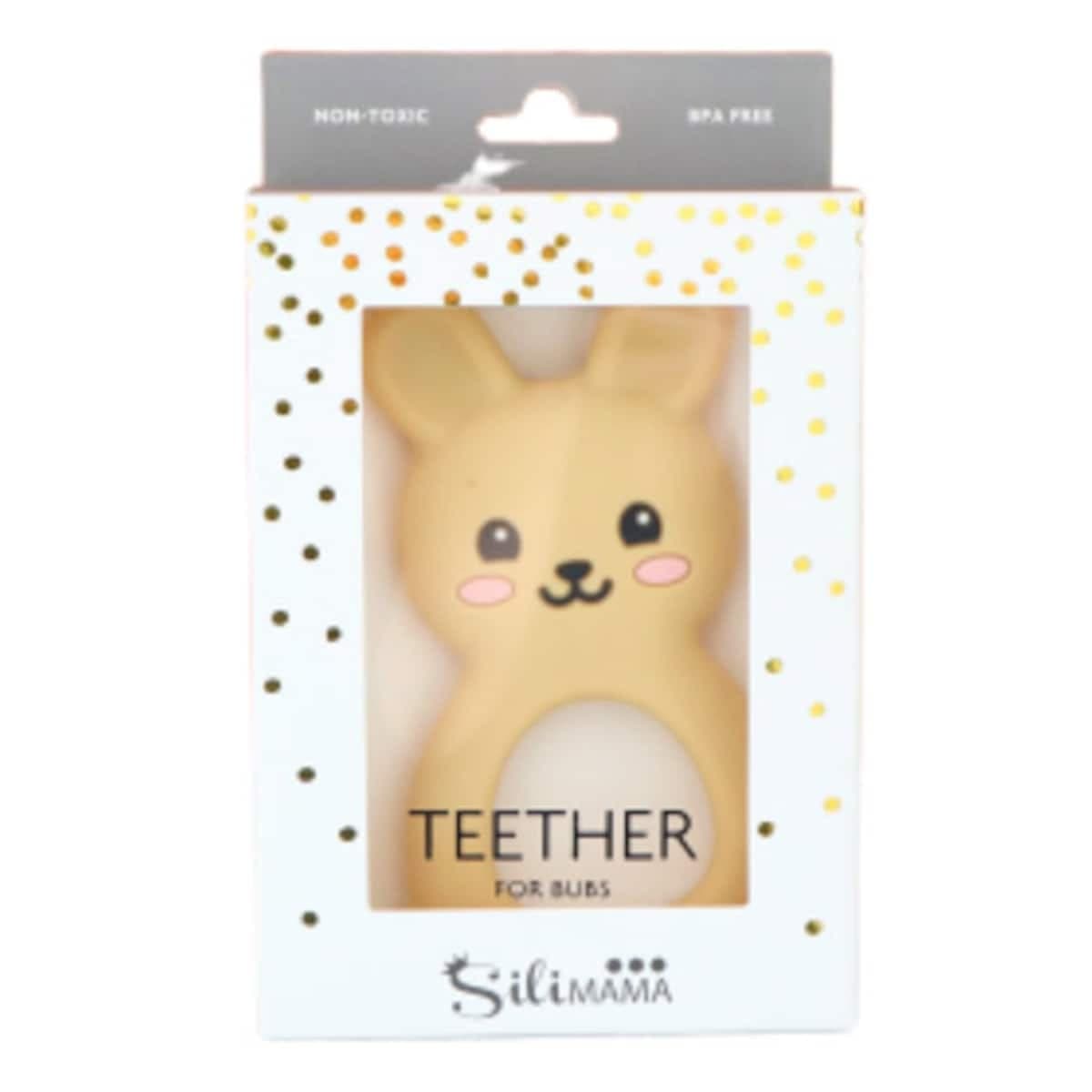 Thumbnail Jellystone Designs Jellies Bunny Baby Teether Tan