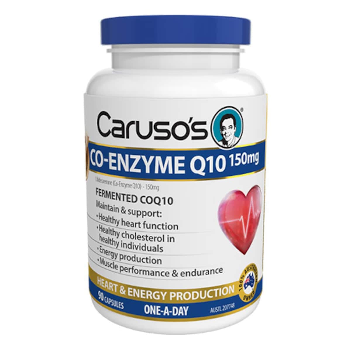 Carusos Co-Enzyme Q10 150Mg 90 Capsules