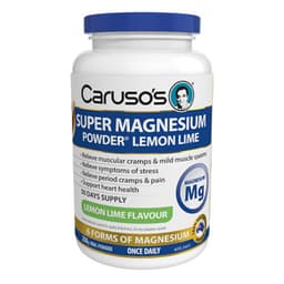 Carusos Super Magnesium Powder Lemon 250G