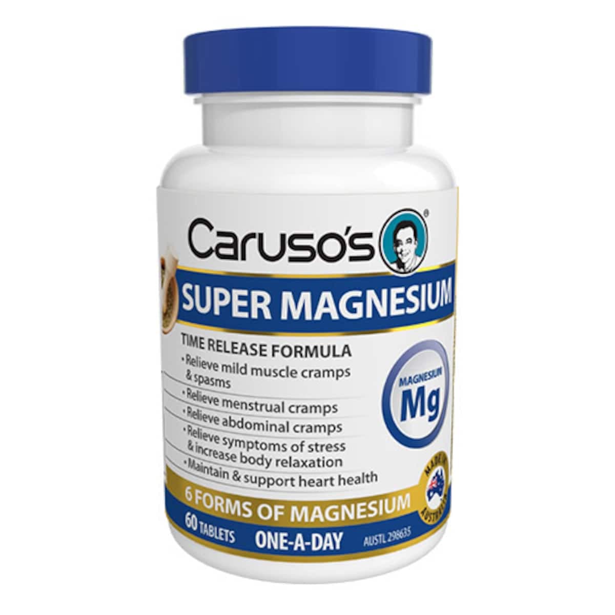 Carusos Super Magnesium 60 Tablets