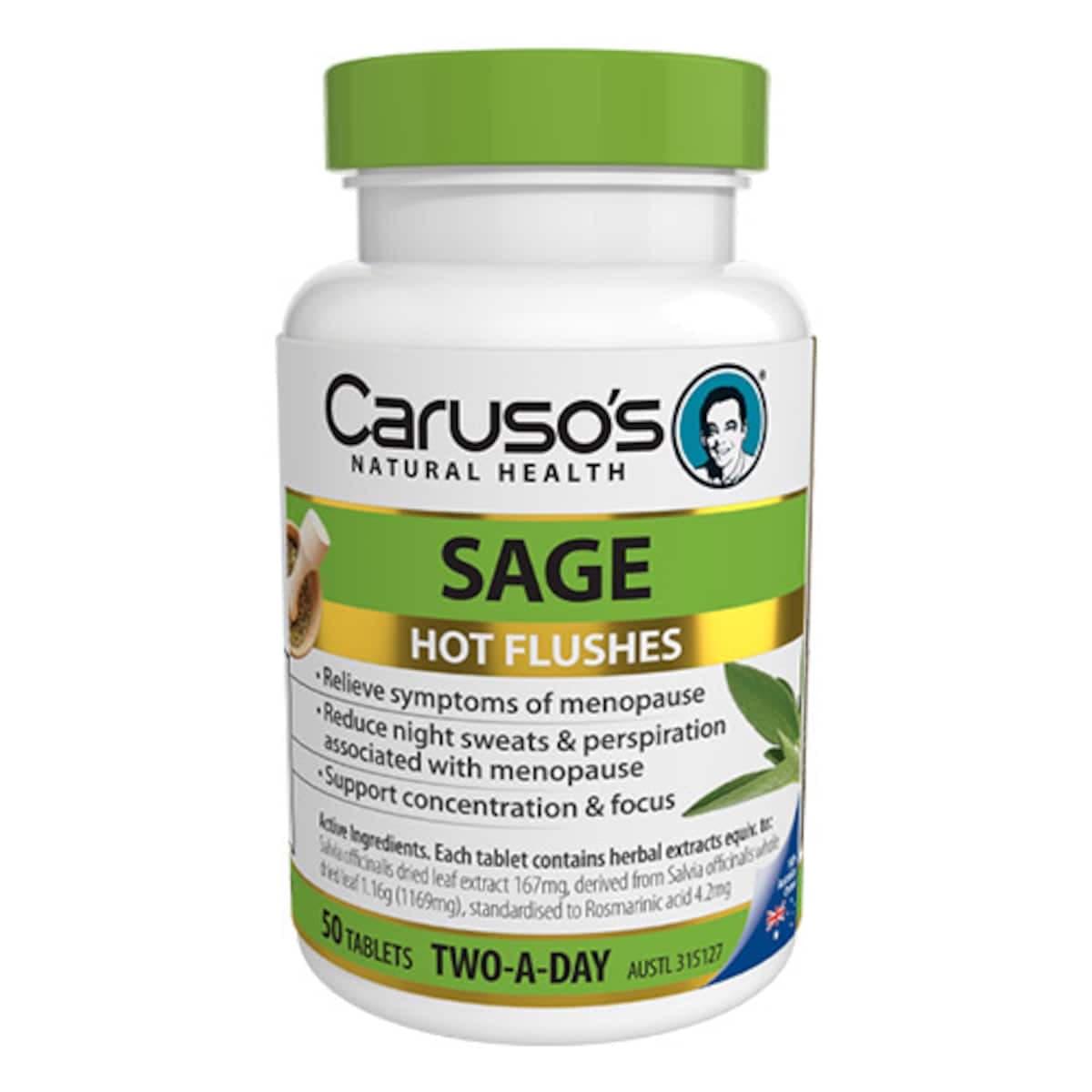 Thumbnail Carusos Sage 50 Tablets