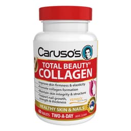 Carusos Total Beauty Collagen 60 Tablets