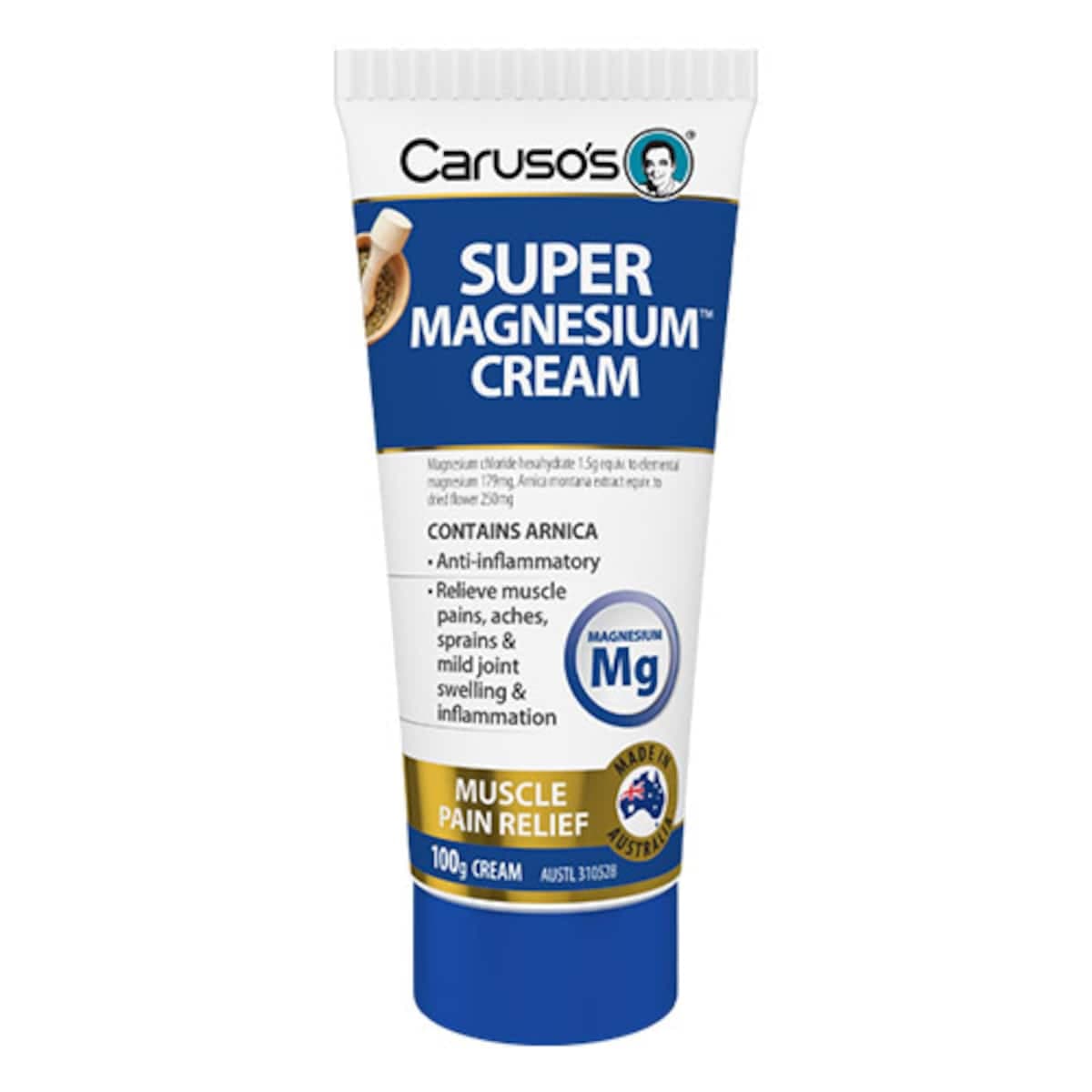 Carusos Super Magnesium Cream 100G