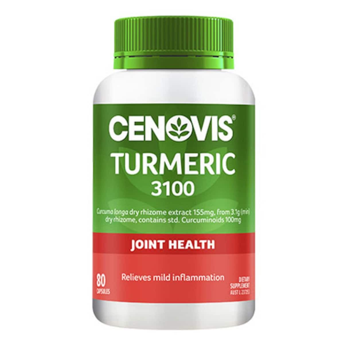 Cenovis Turmeric 3100Mg 80 Capsules