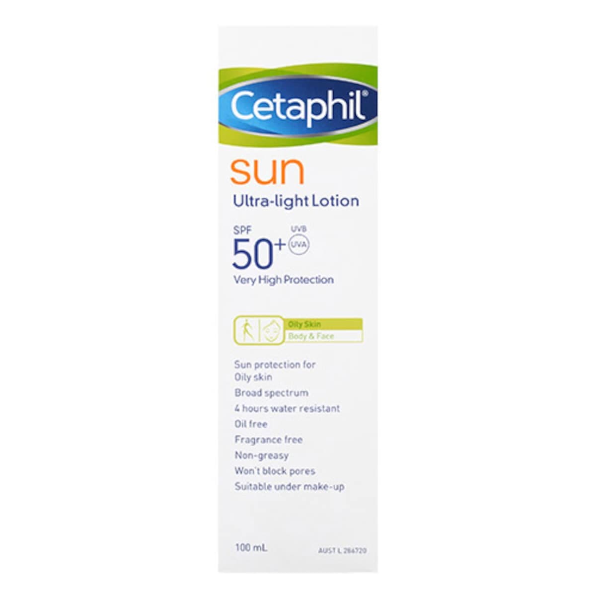 Cetaphil Sun Ultra Light Lotion Spf50+ 100Ml