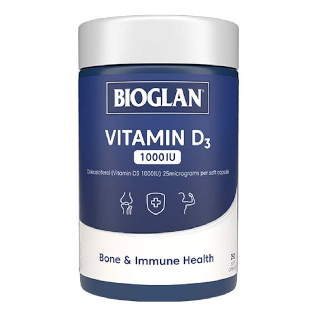 Bioglan Vitamin D 1000Iu 250 Capsules