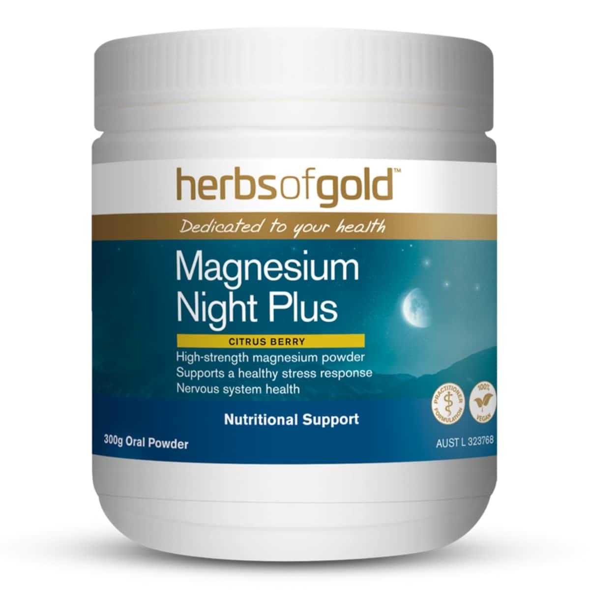 Herbs Of Gold Magnesium Night Plus 300G