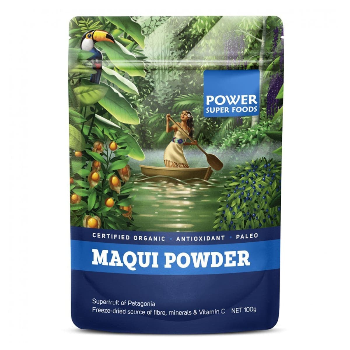 Power Super Foods Maqui Berry Powder Organic 100G