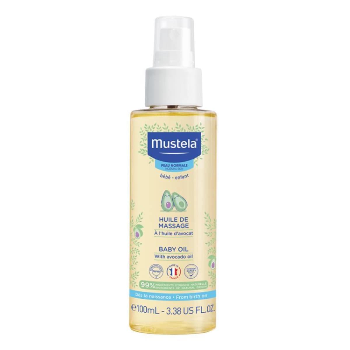 Mustela Baby Massage Oil Spray 100Ml